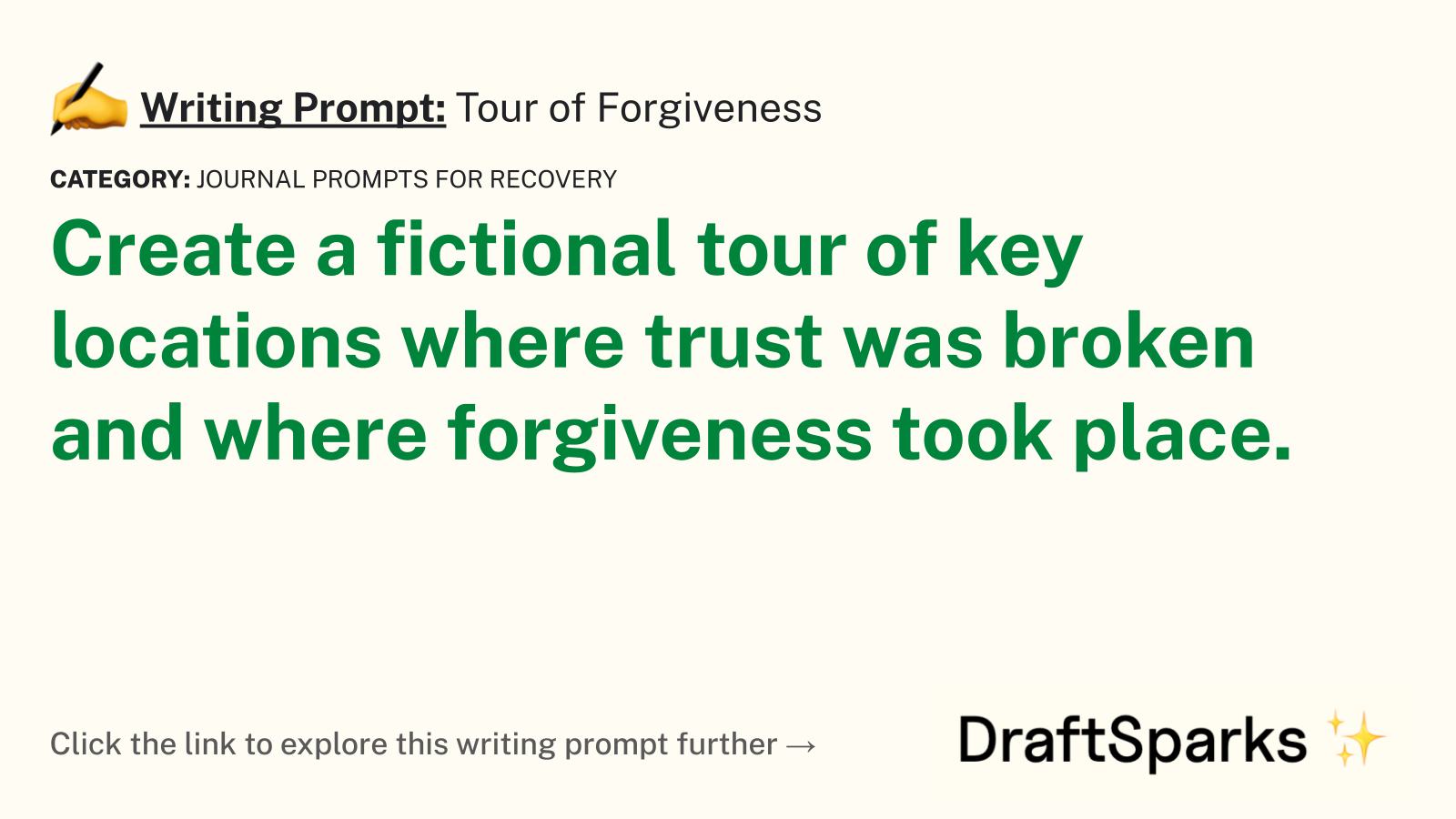 Tour of Forgiveness