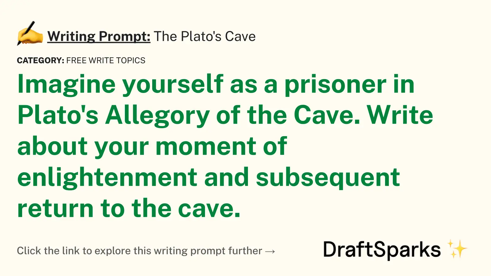 The Plato’s Cave