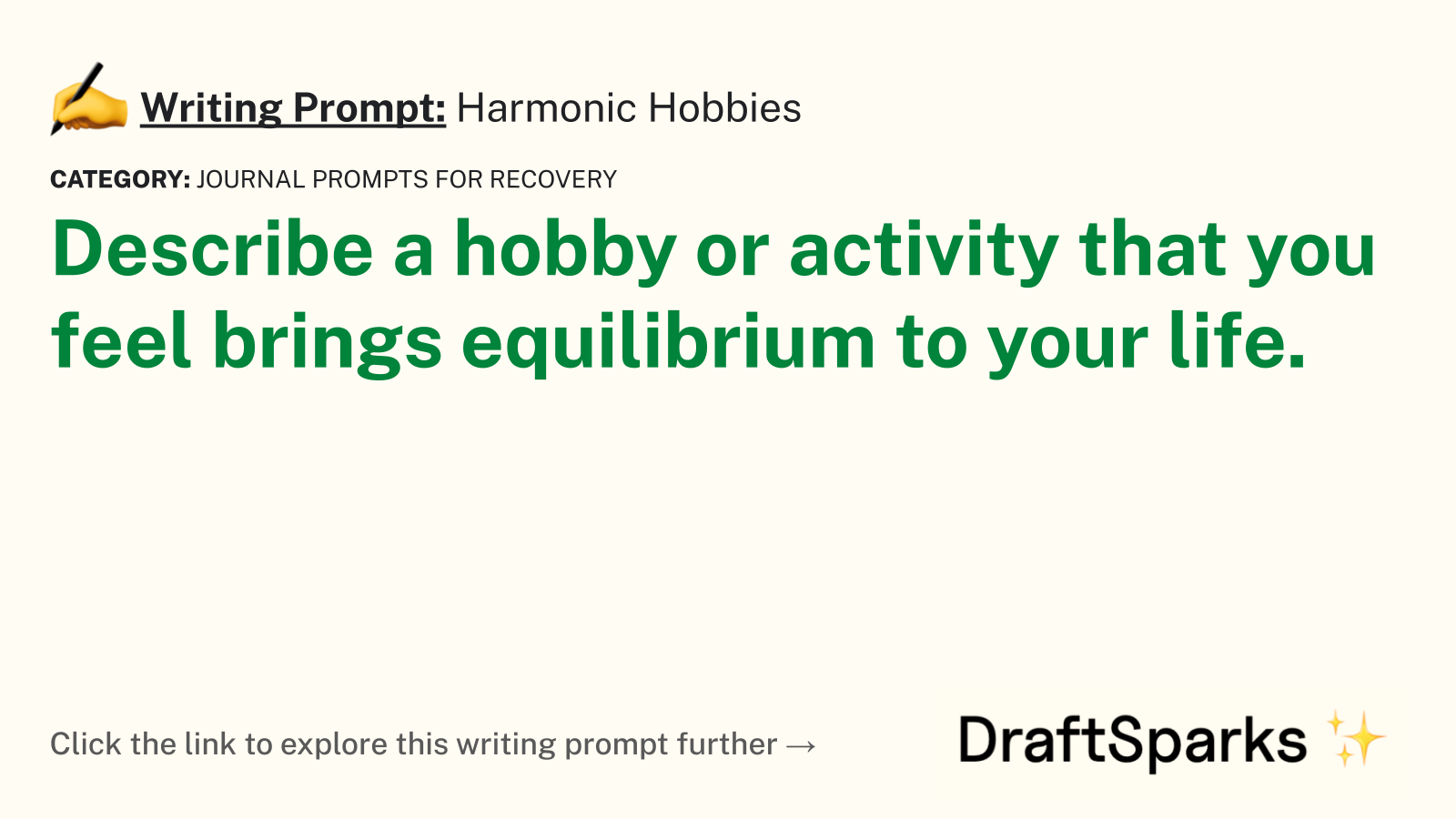 Harmonic Hobbies