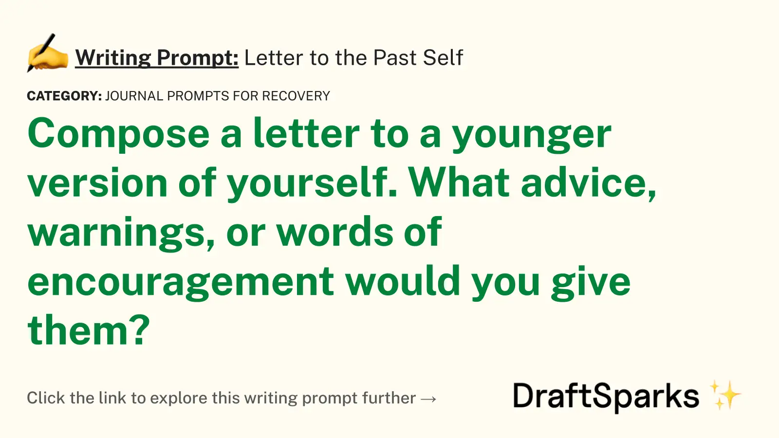 Letter to the Past Self