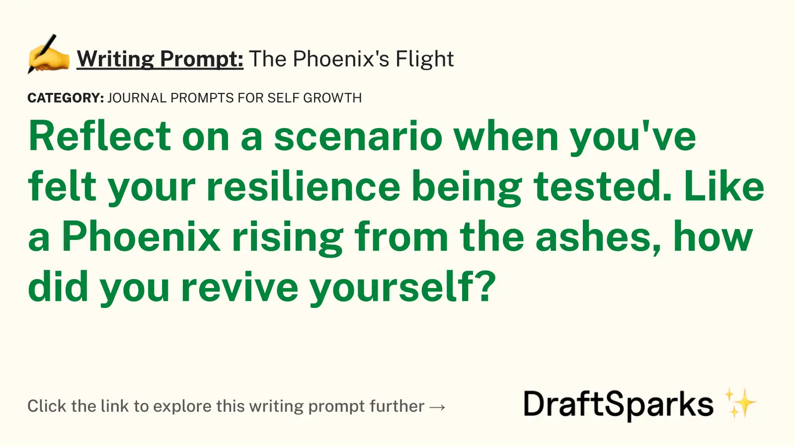 The Phoenix’s Flight