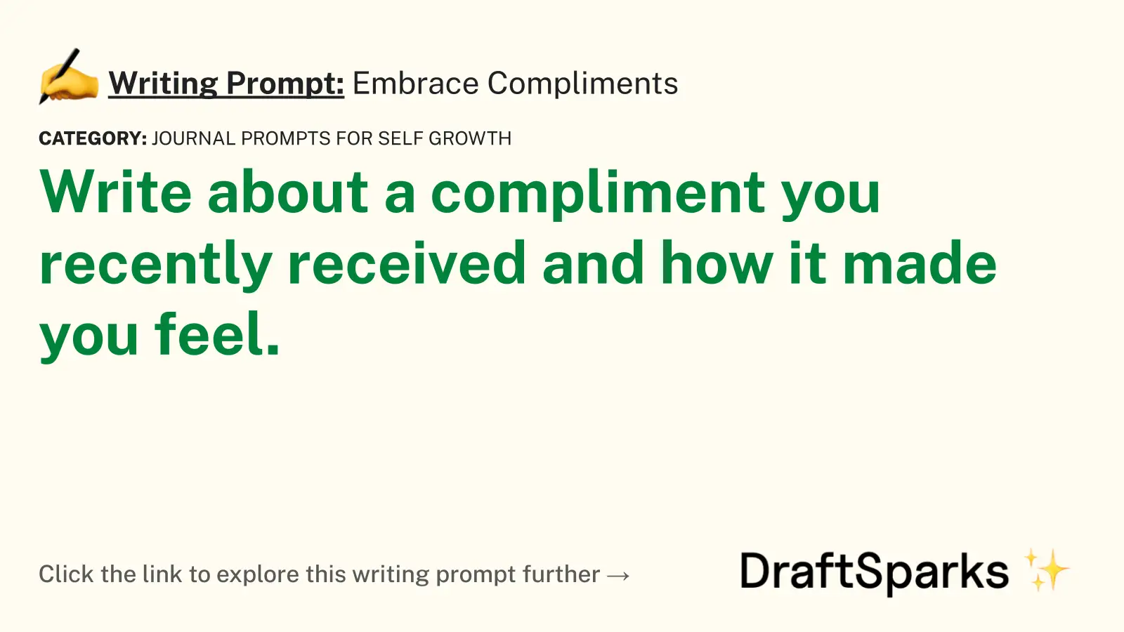 Embrace Compliments