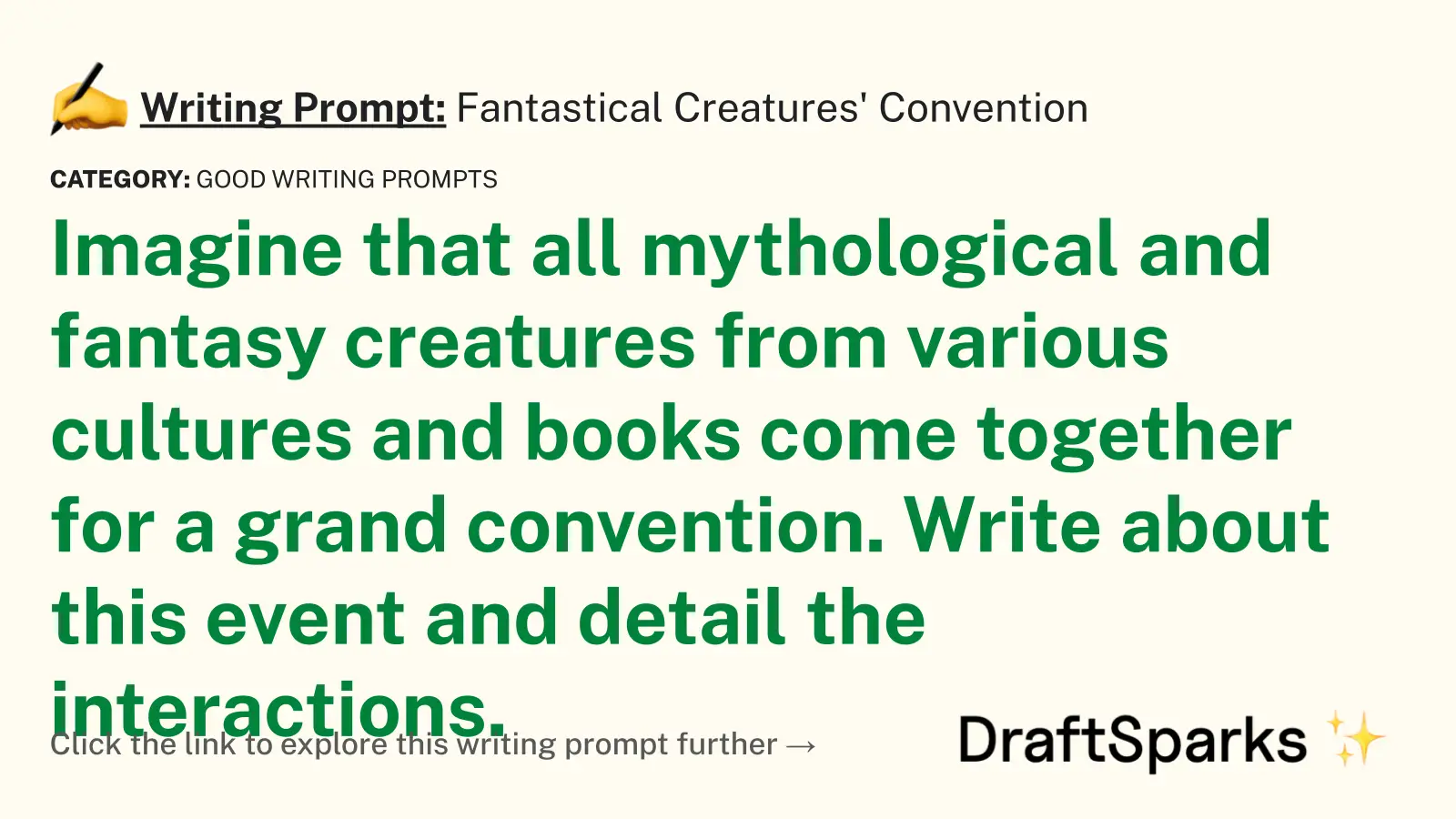 Fantastical Creatures’ Convention