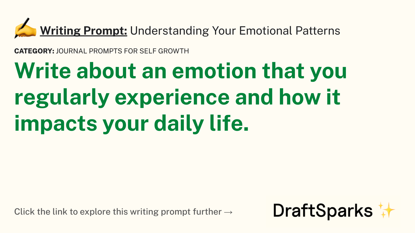 Understanding Your Emotional Patterns