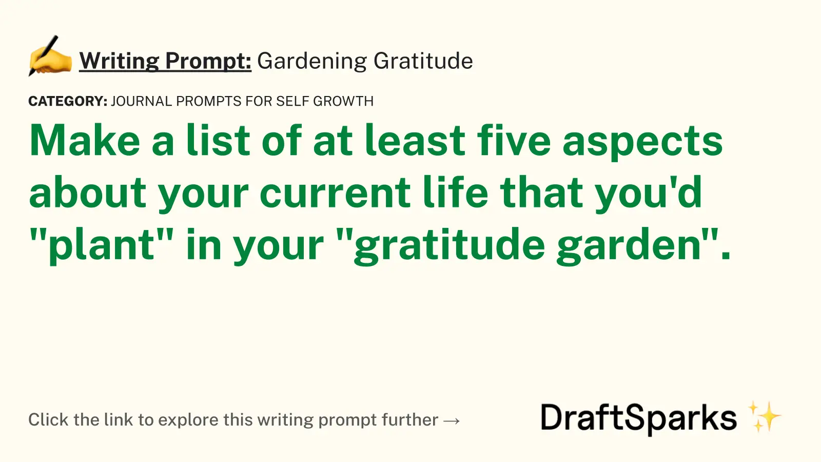 Gardening Gratitude