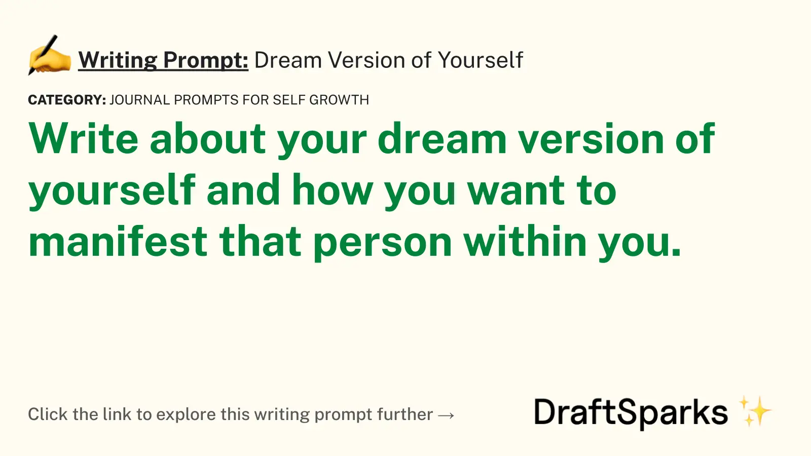 Dream Version of Yourself