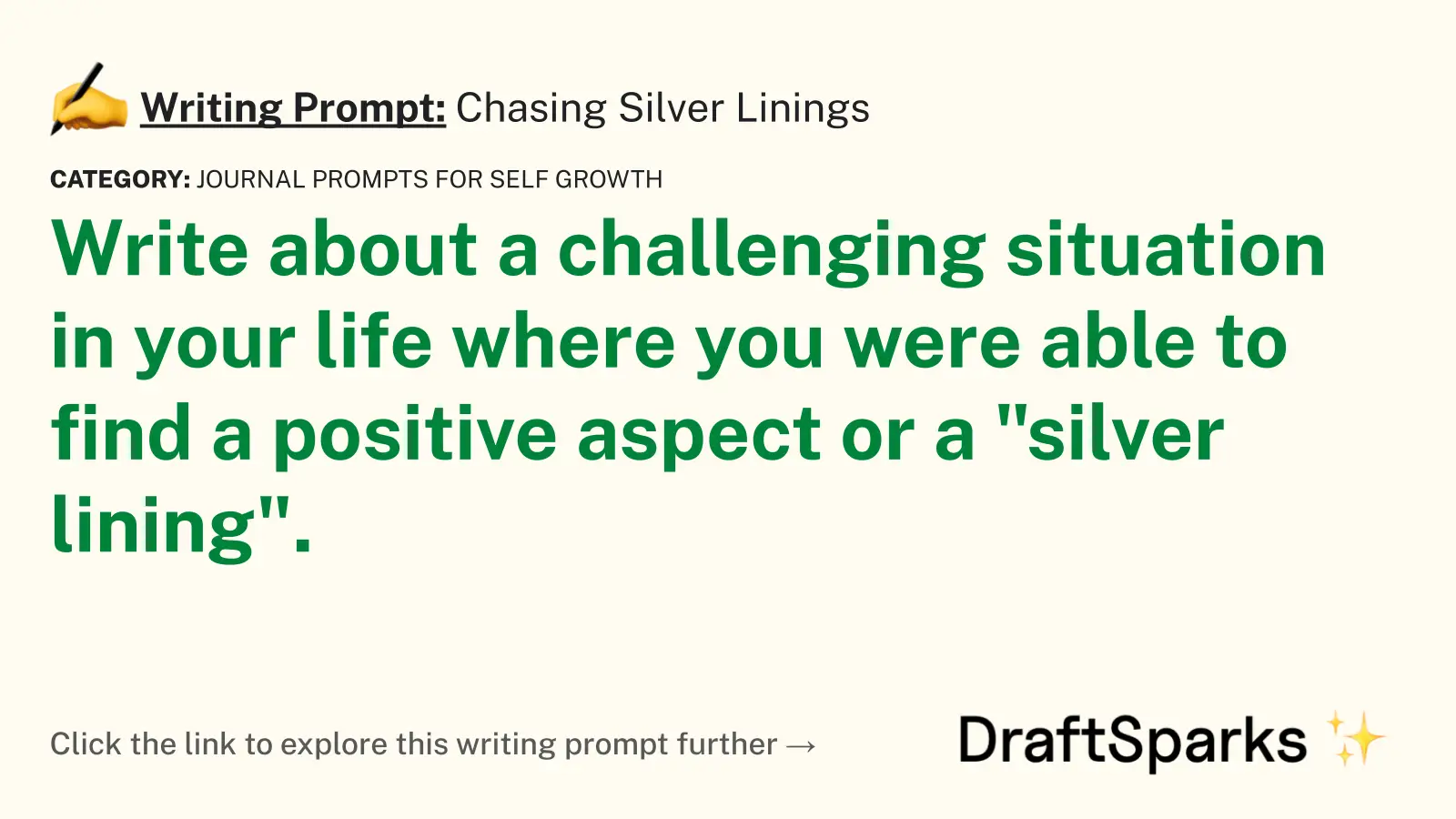 Chasing Silver Linings