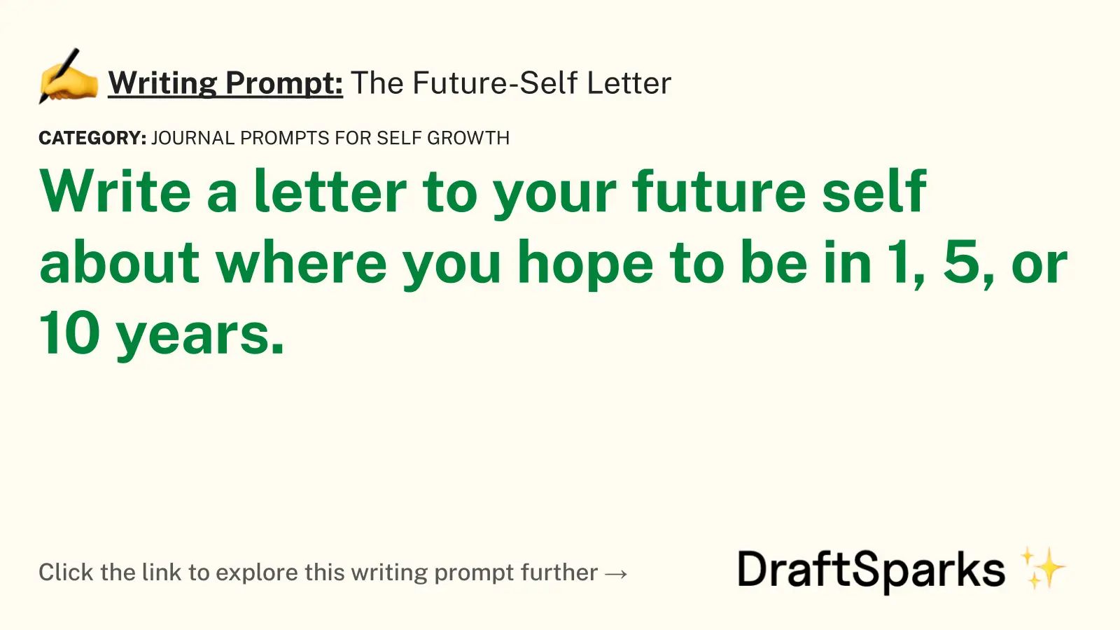 The Future-Self Letter