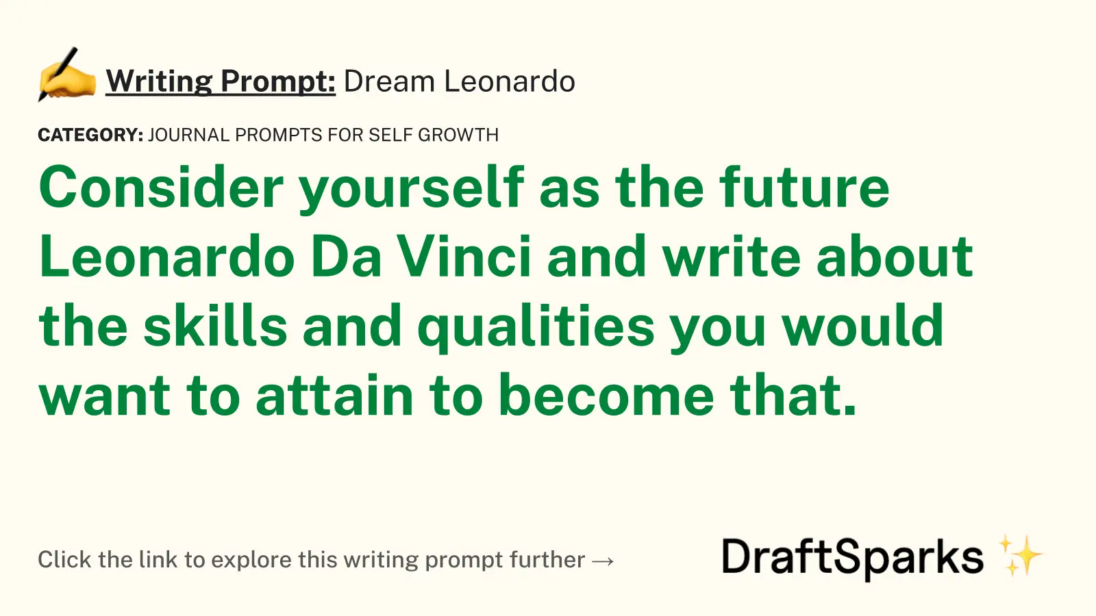 Dream Leonardo