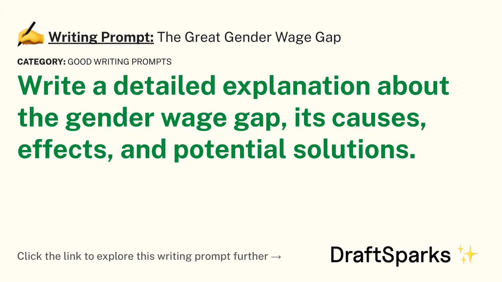 thesis statement for gender wage gap