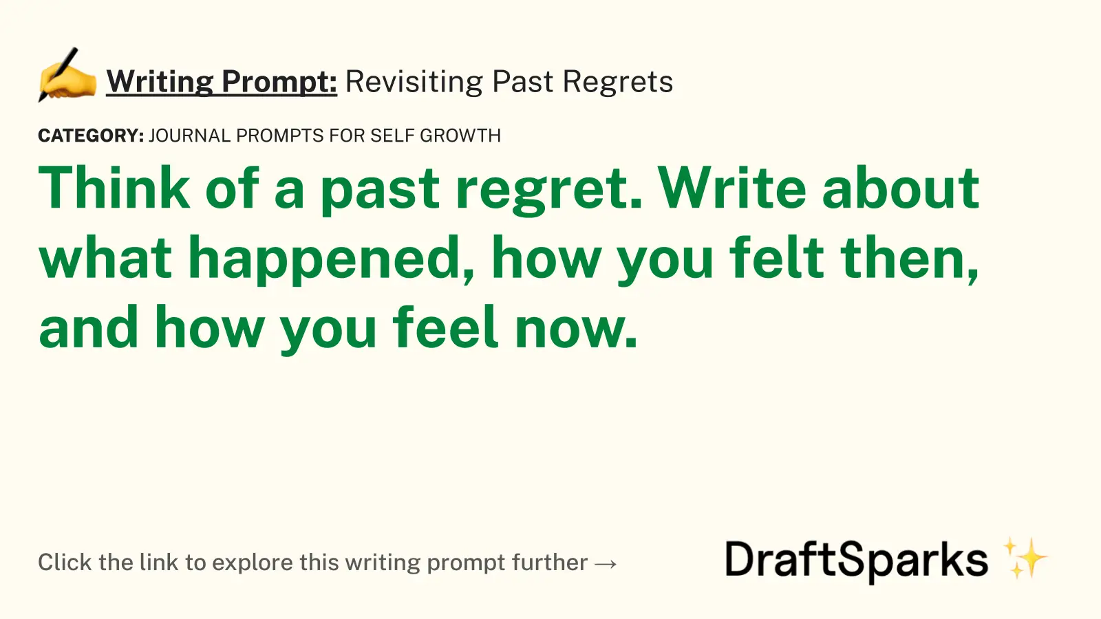 Revisiting Past Regrets