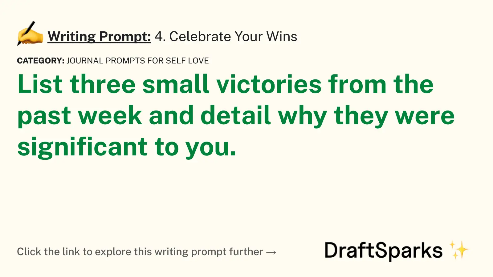 4. Celebrate Your Wins