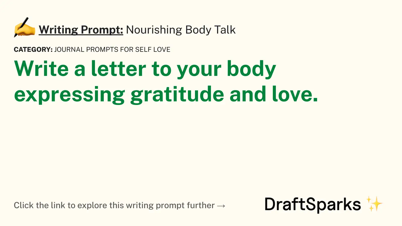 Nourishing Body Talk