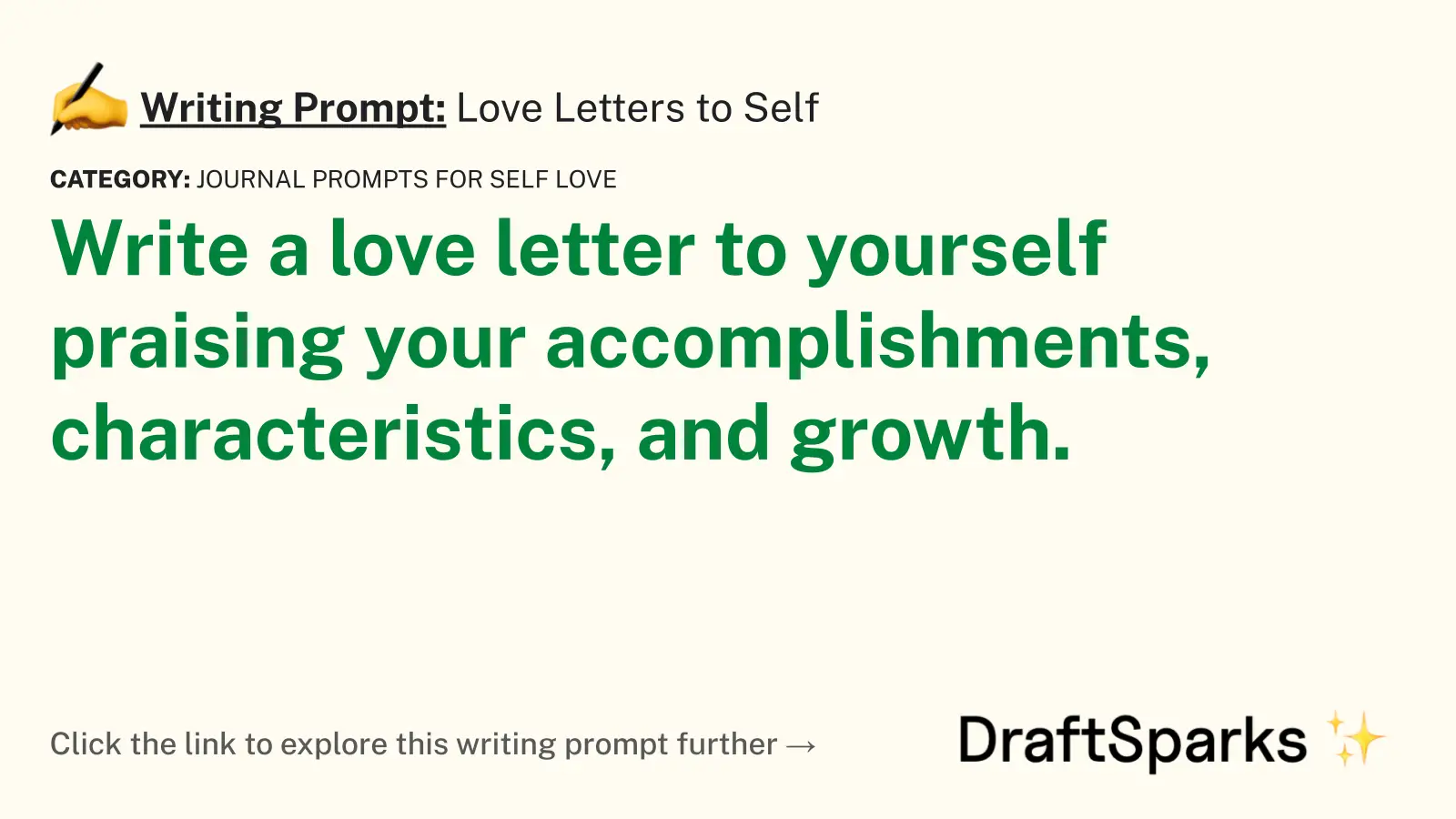 Love Letters to Self