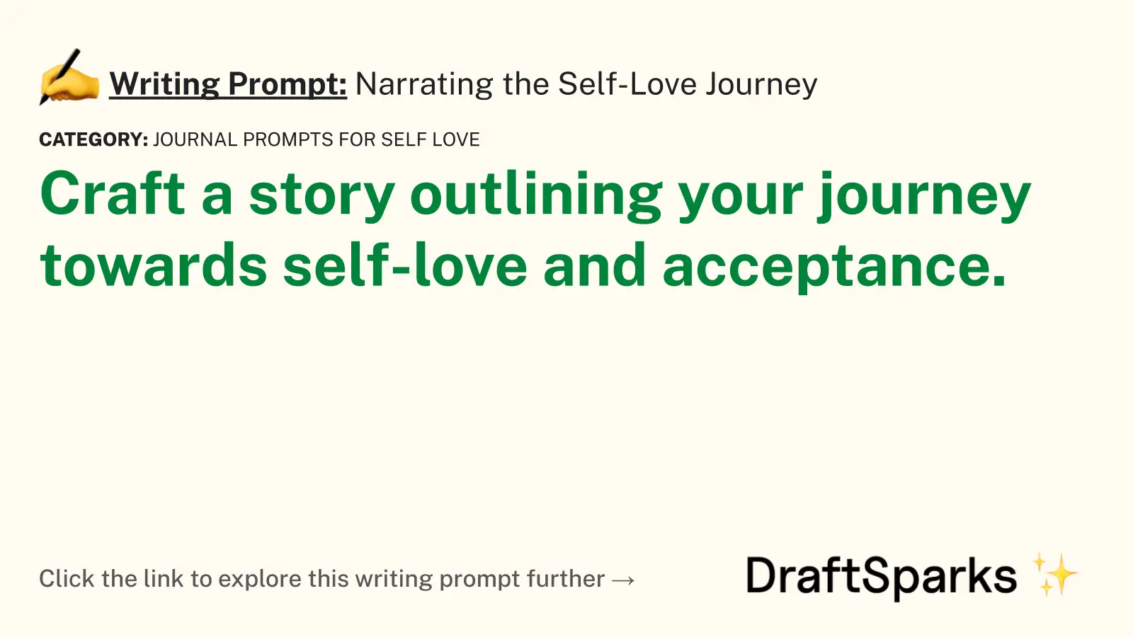 Narrating the Self-Love Journey