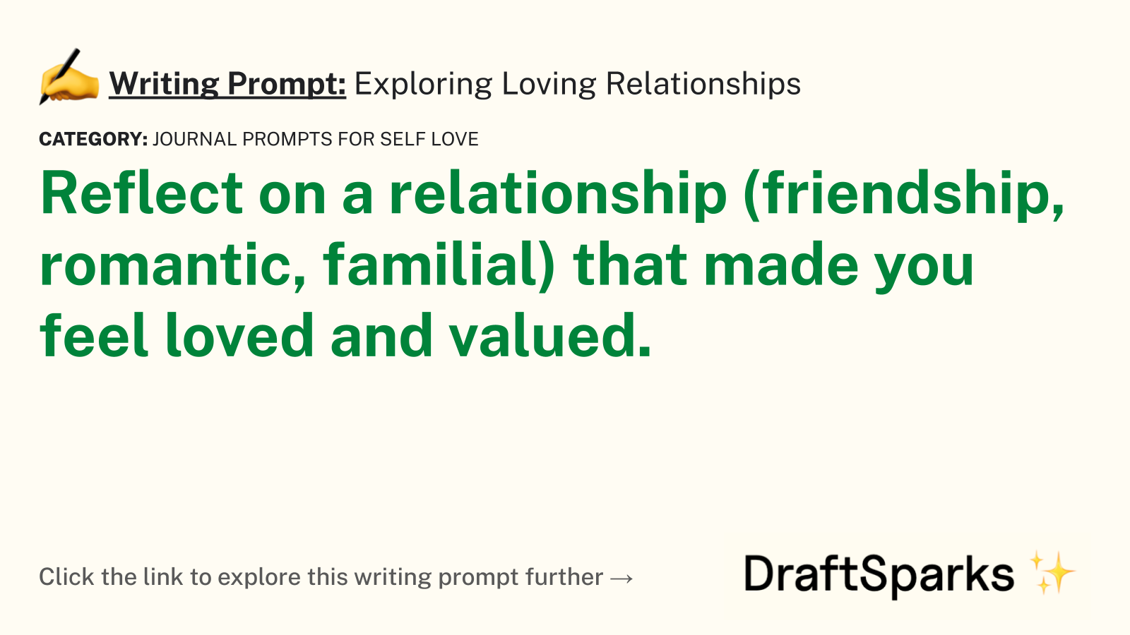 Exploring Loving Relationships