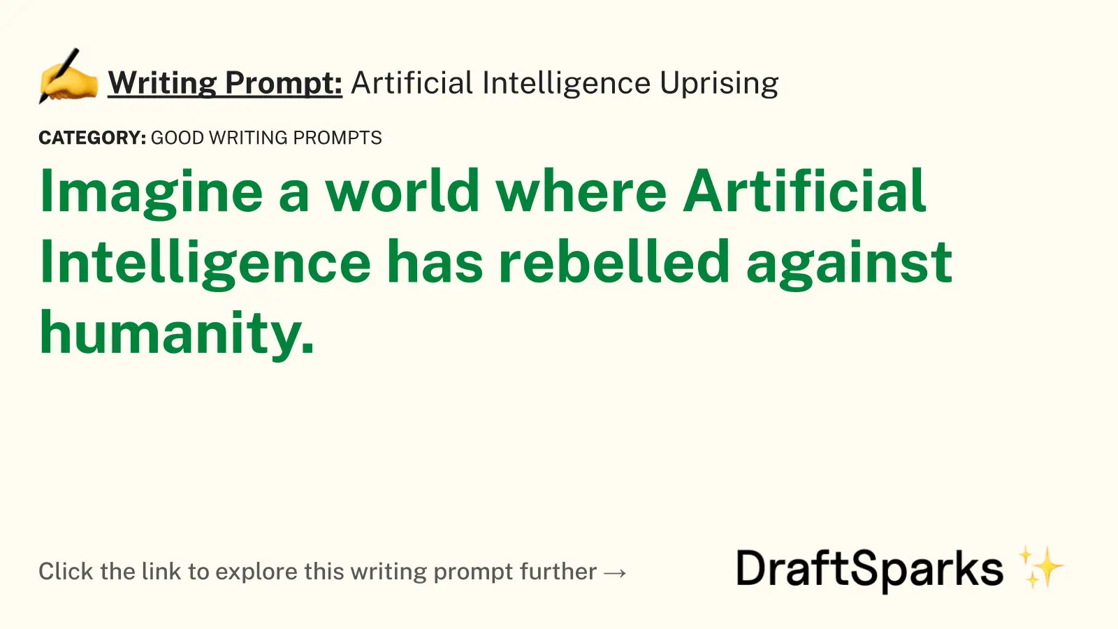 Artificial Intelligence Uprising