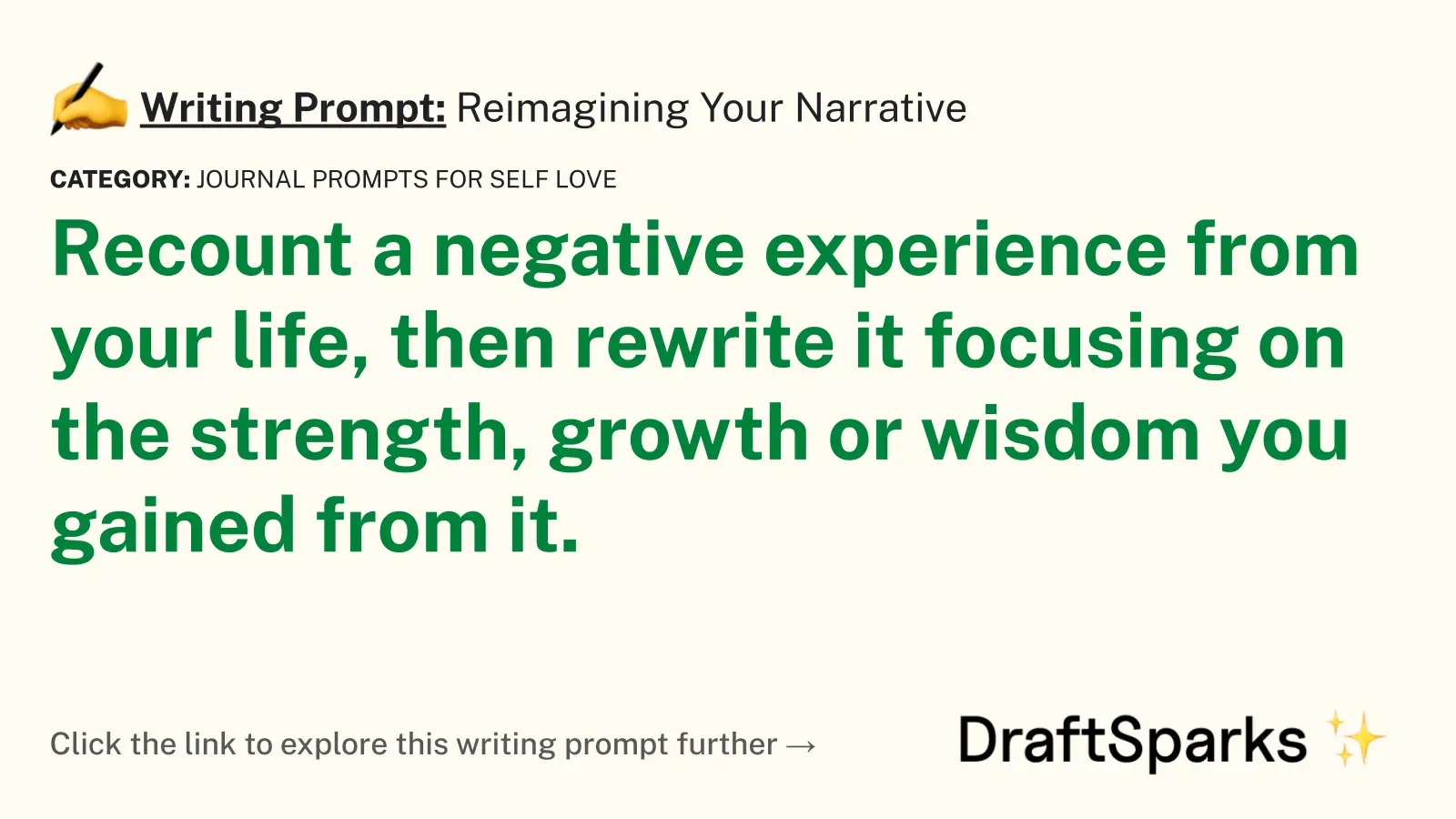 Reimagining Your Narrative