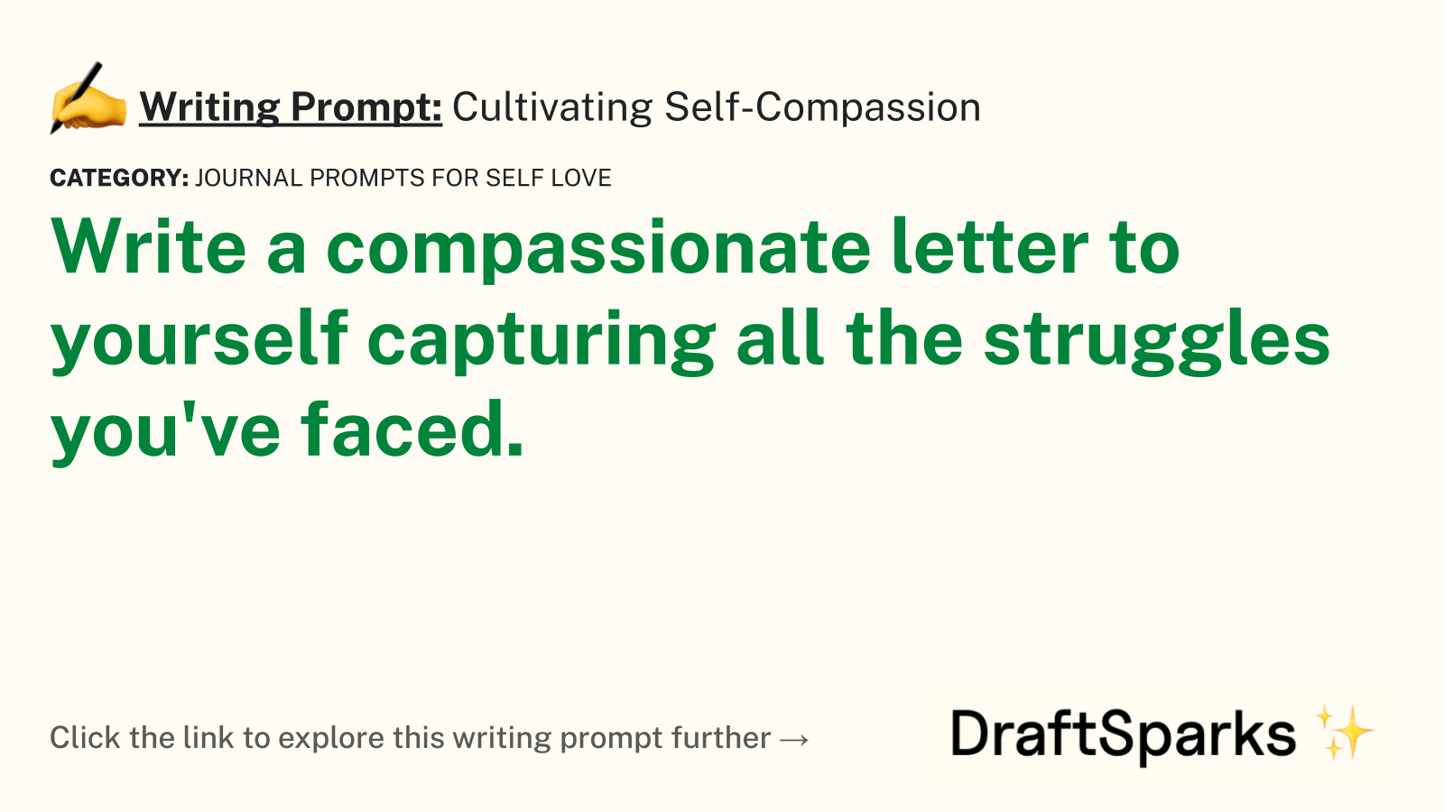 Cultivating Self-Compassion