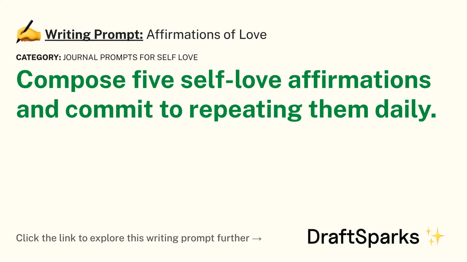 Affirmations of Love