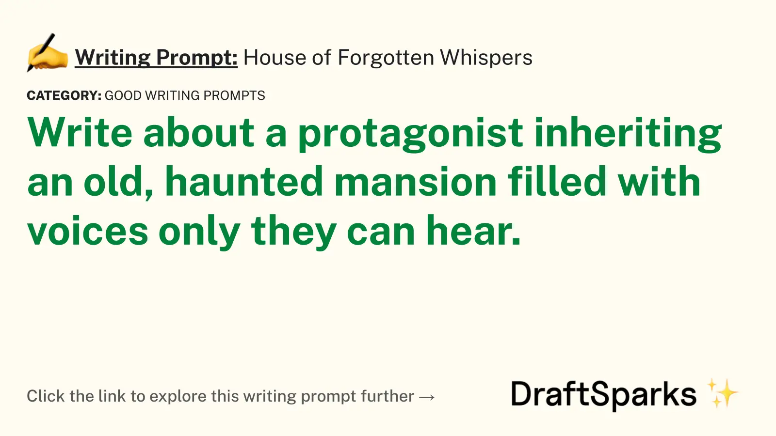House of Forgotten Whispers