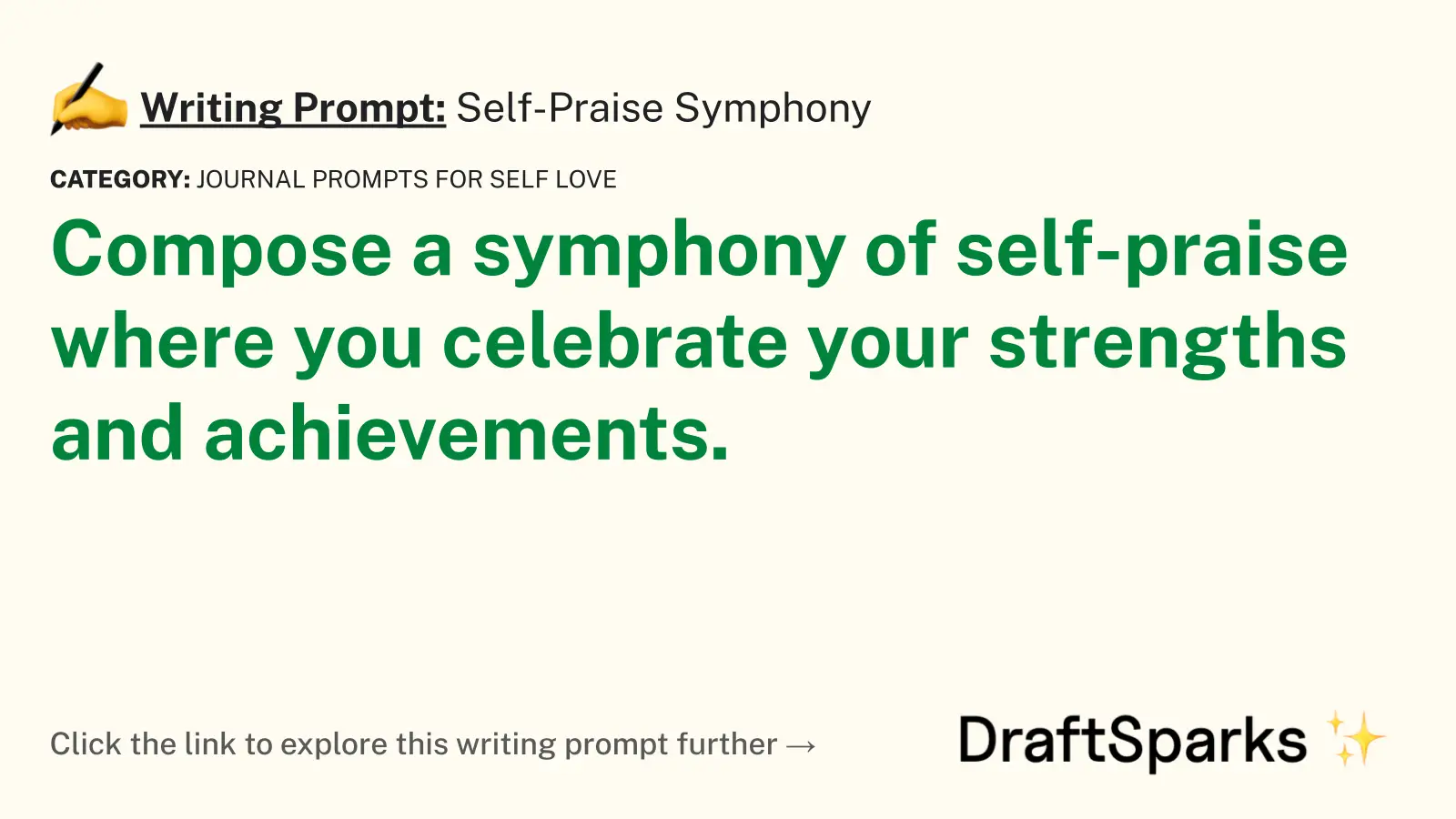 Self-Praise Symphony