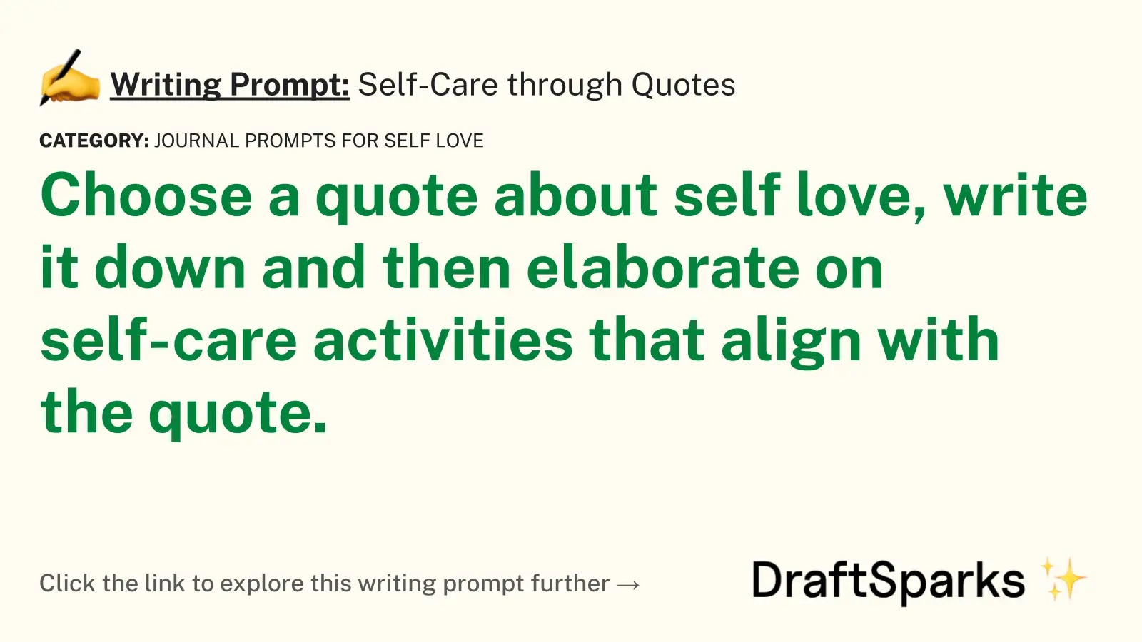Self-Care through Quotes