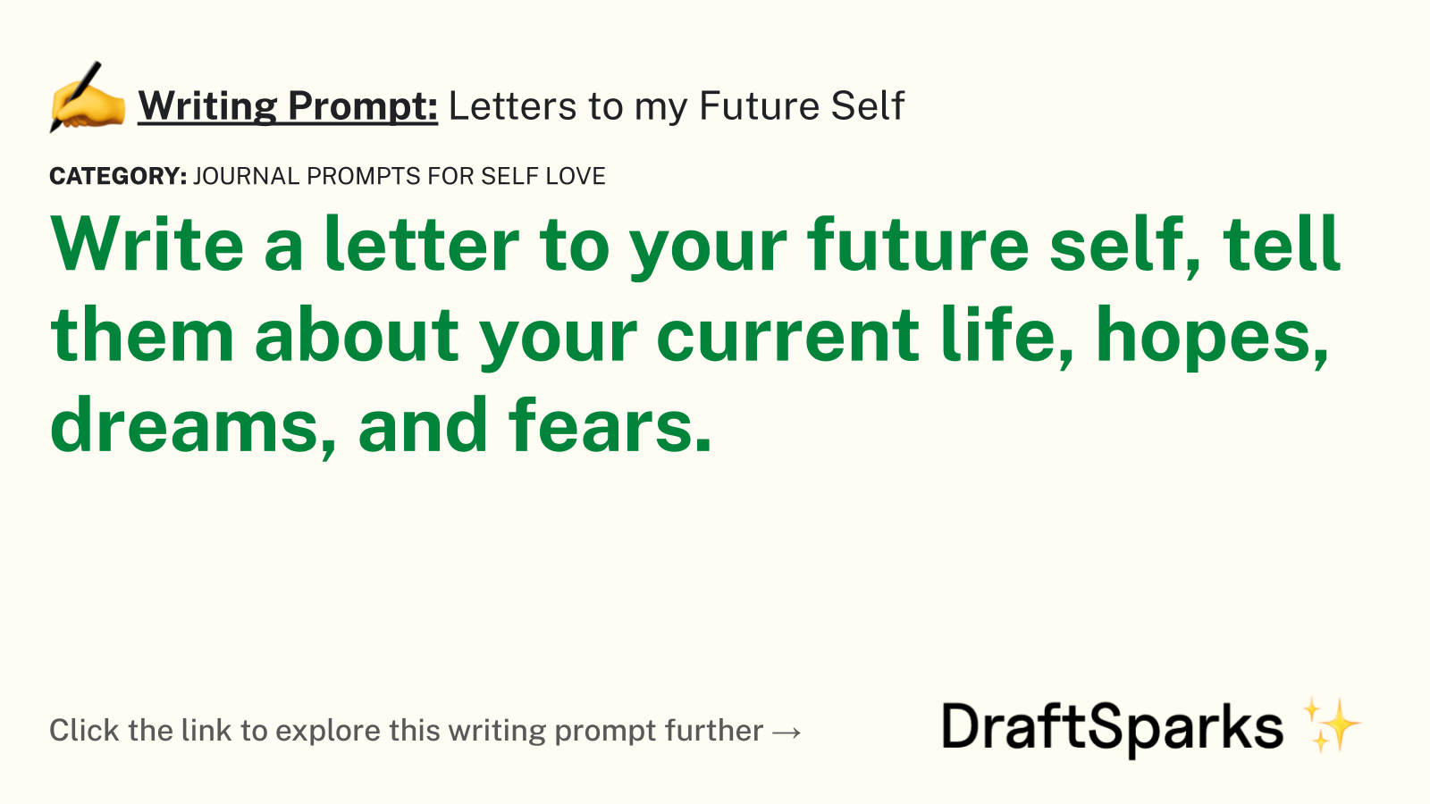 Letters to my Future Self