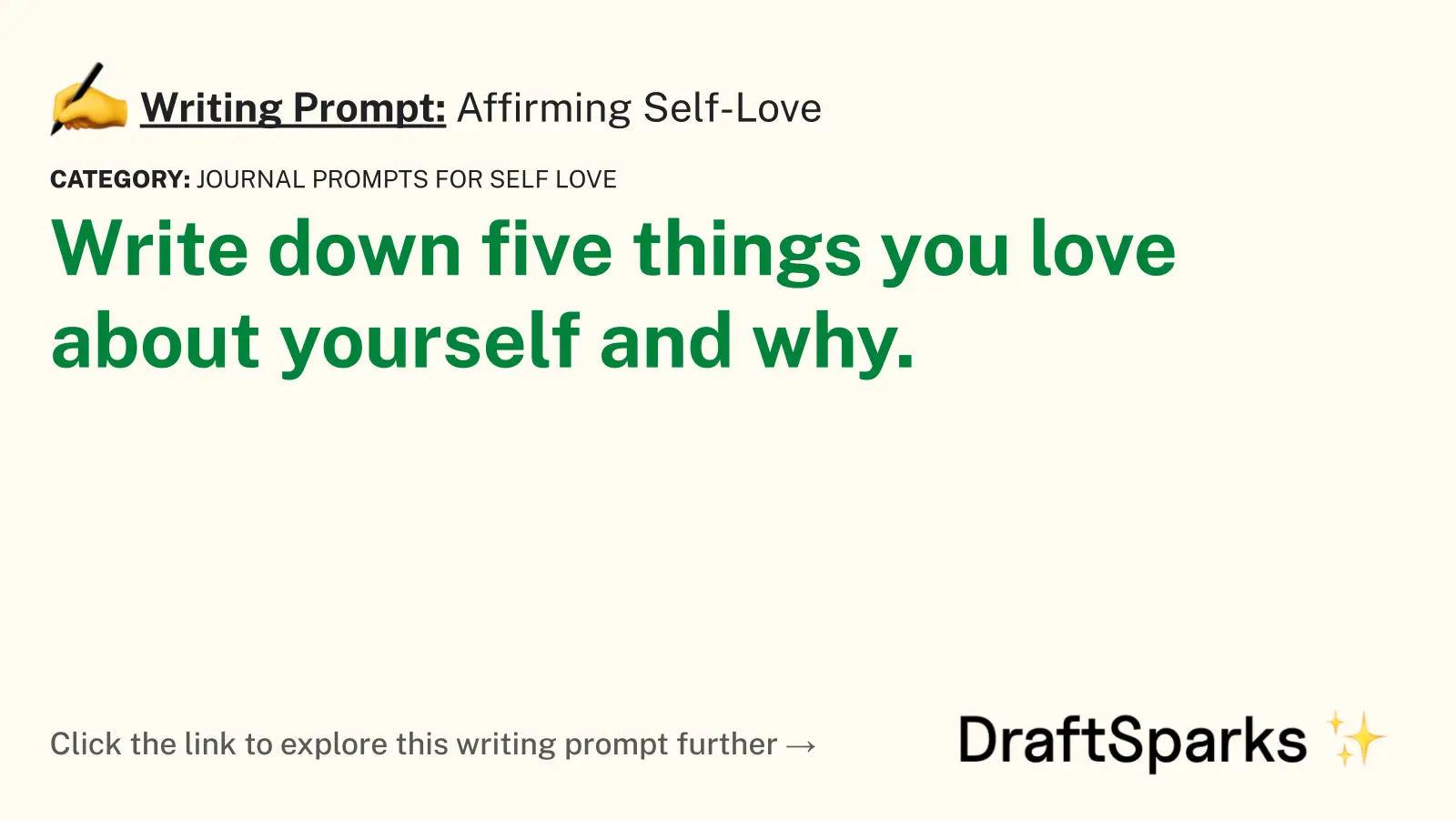 Affirming Self-Love
