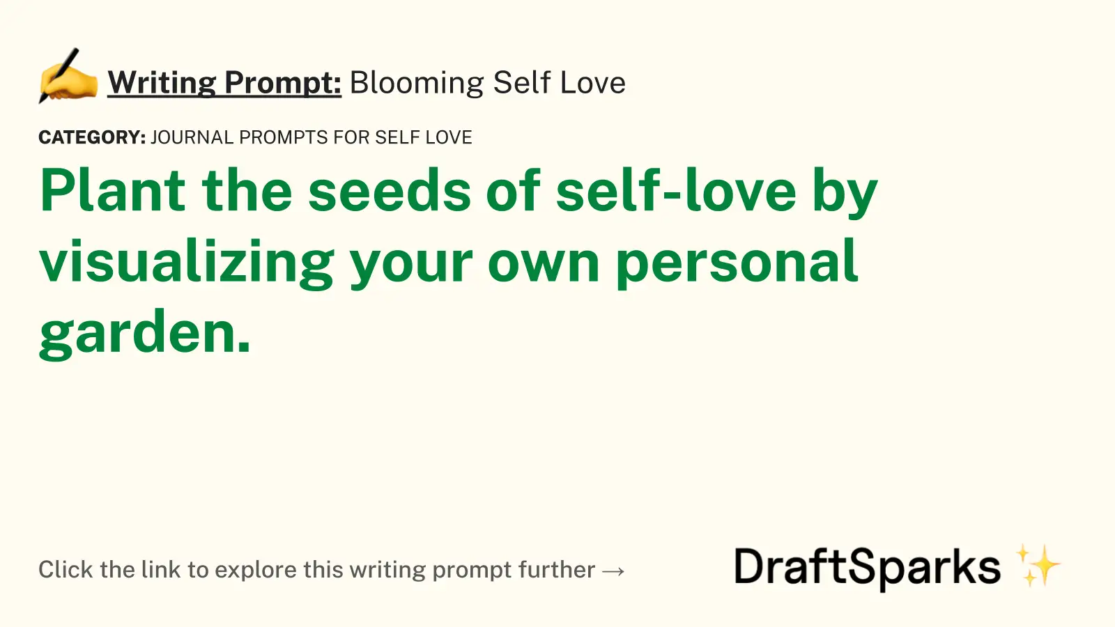 Blooming Self Love