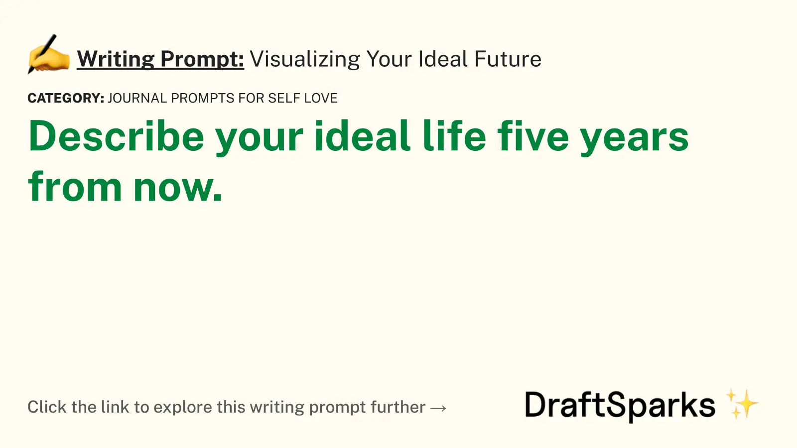 Visualizing Your Ideal Future