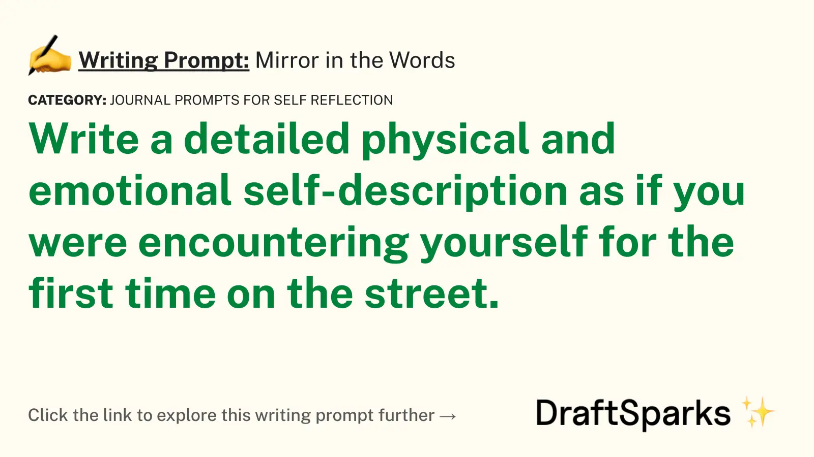 Mirror in the Words