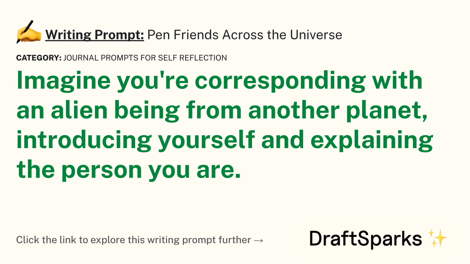 Pen Friends Across the Universe