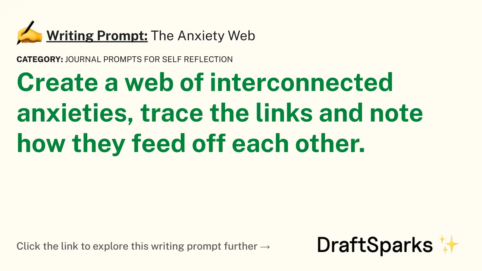 The Anxiety Web