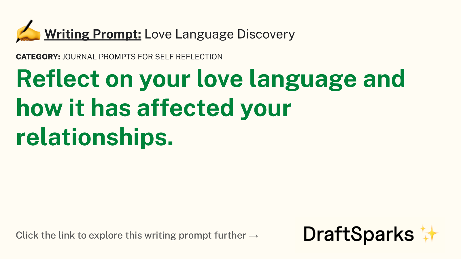Love Language Discovery