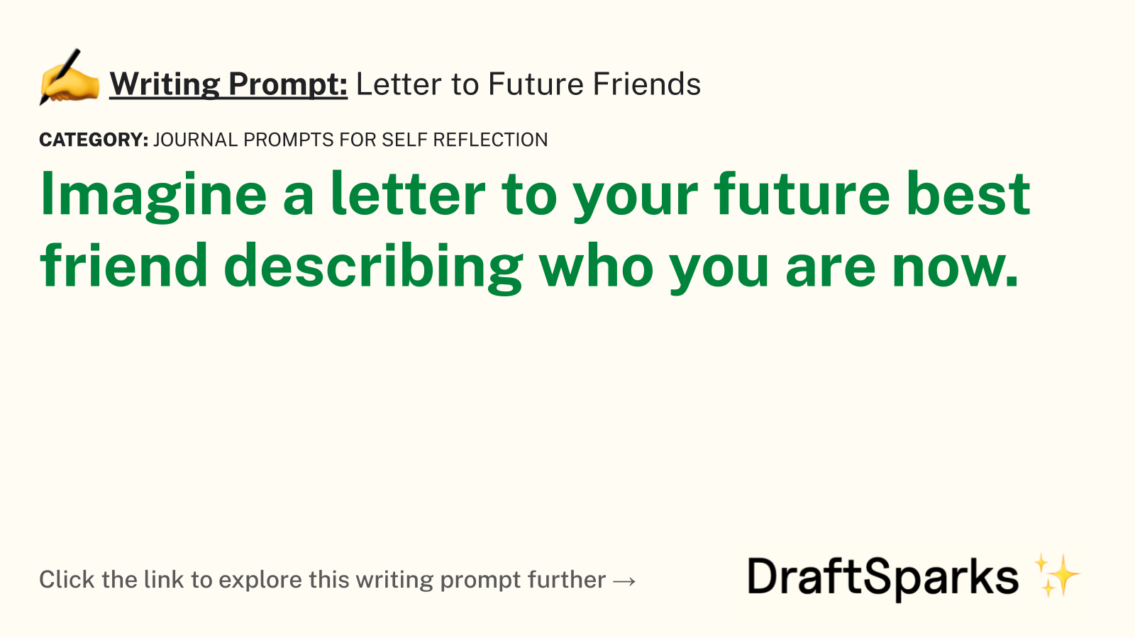 Letter to Future Friends