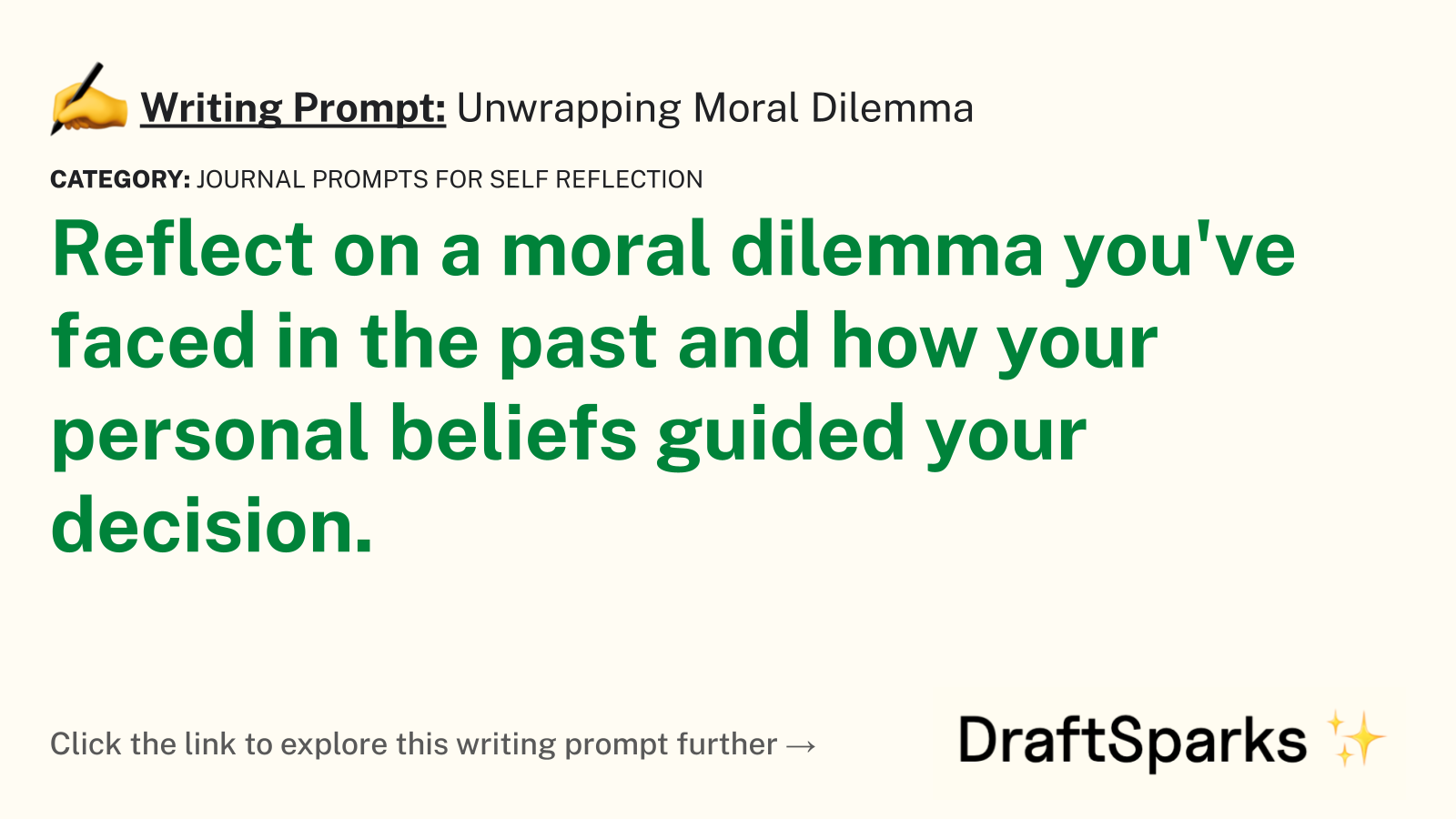 Unwrapping Moral Dilemma
