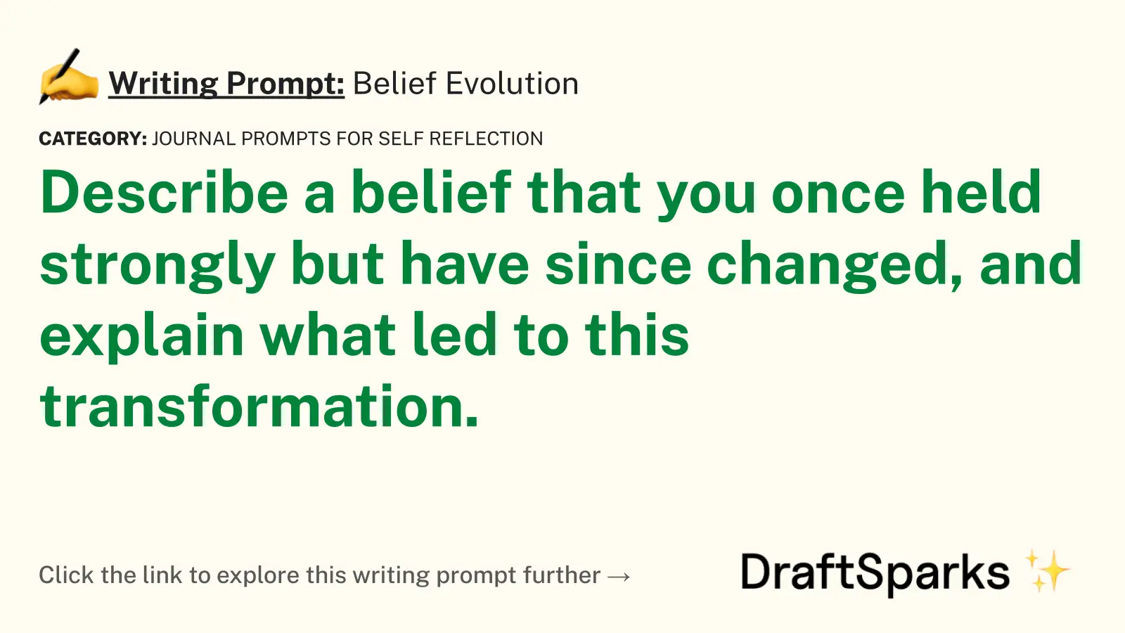 Belief Evolution