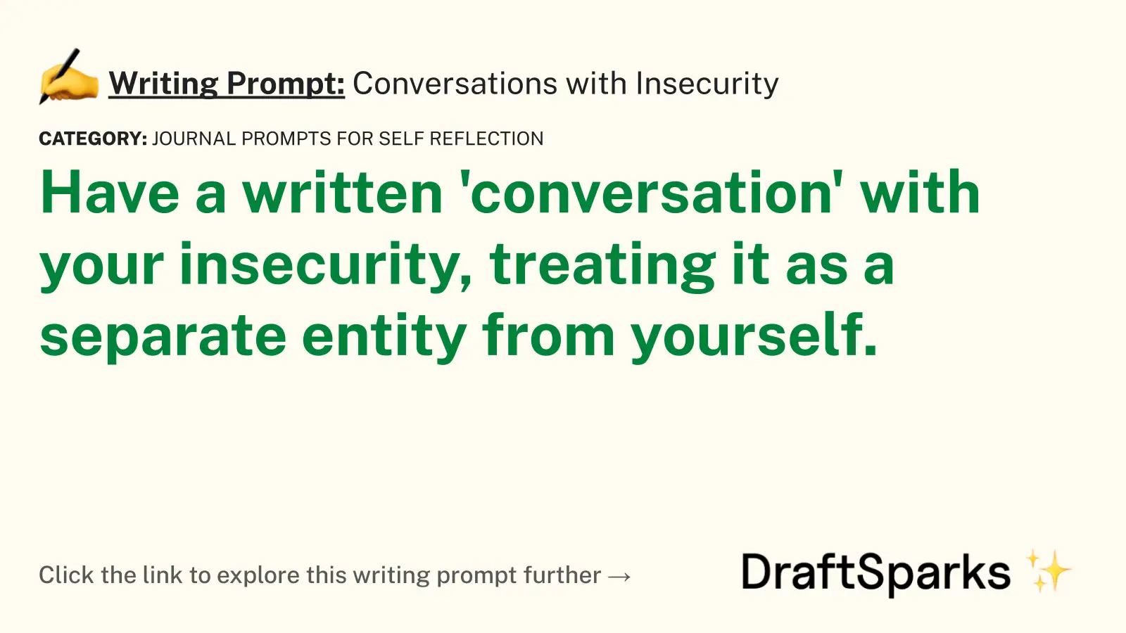 Conversations with Insecurity