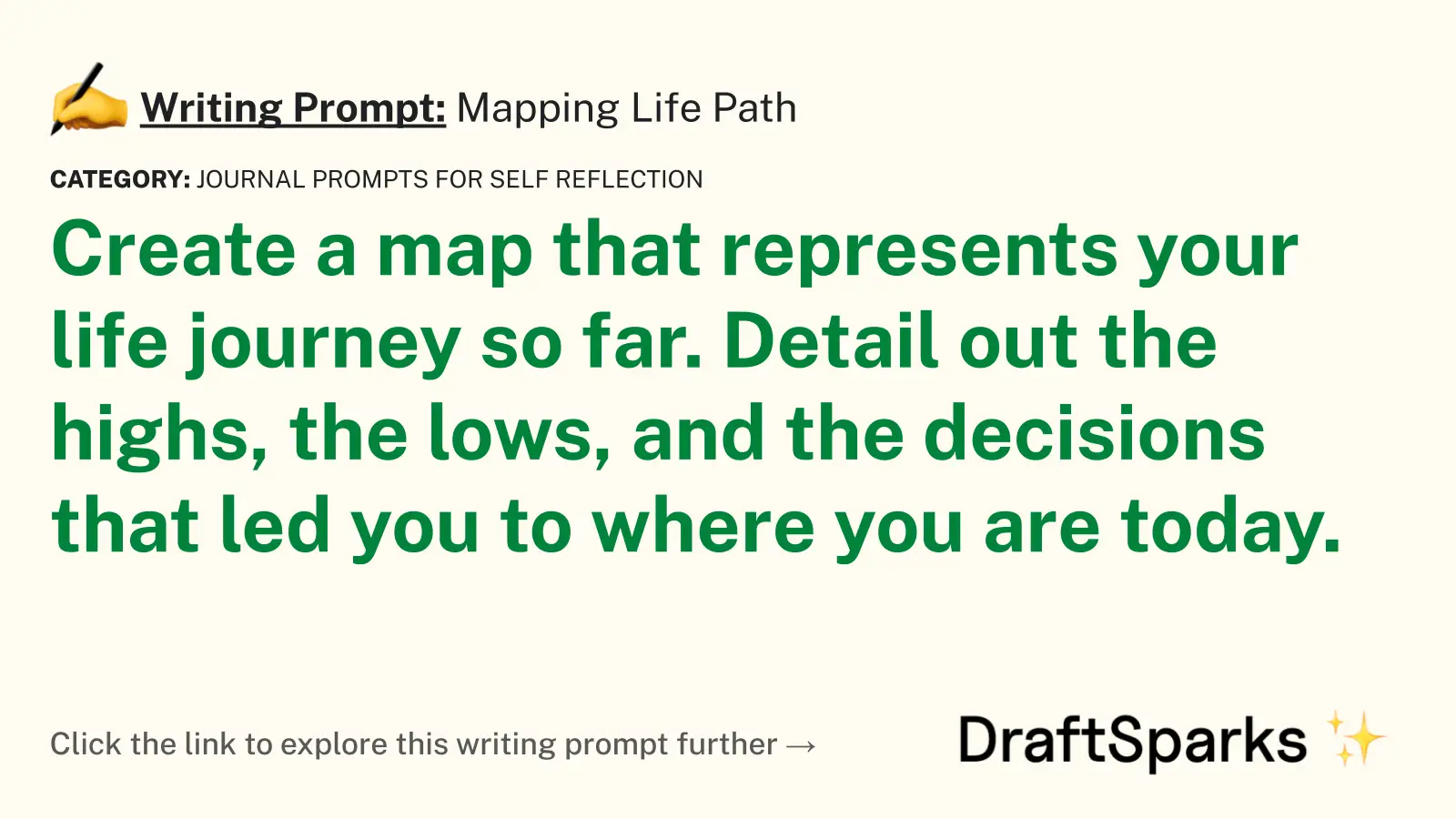 Mapping Life Path