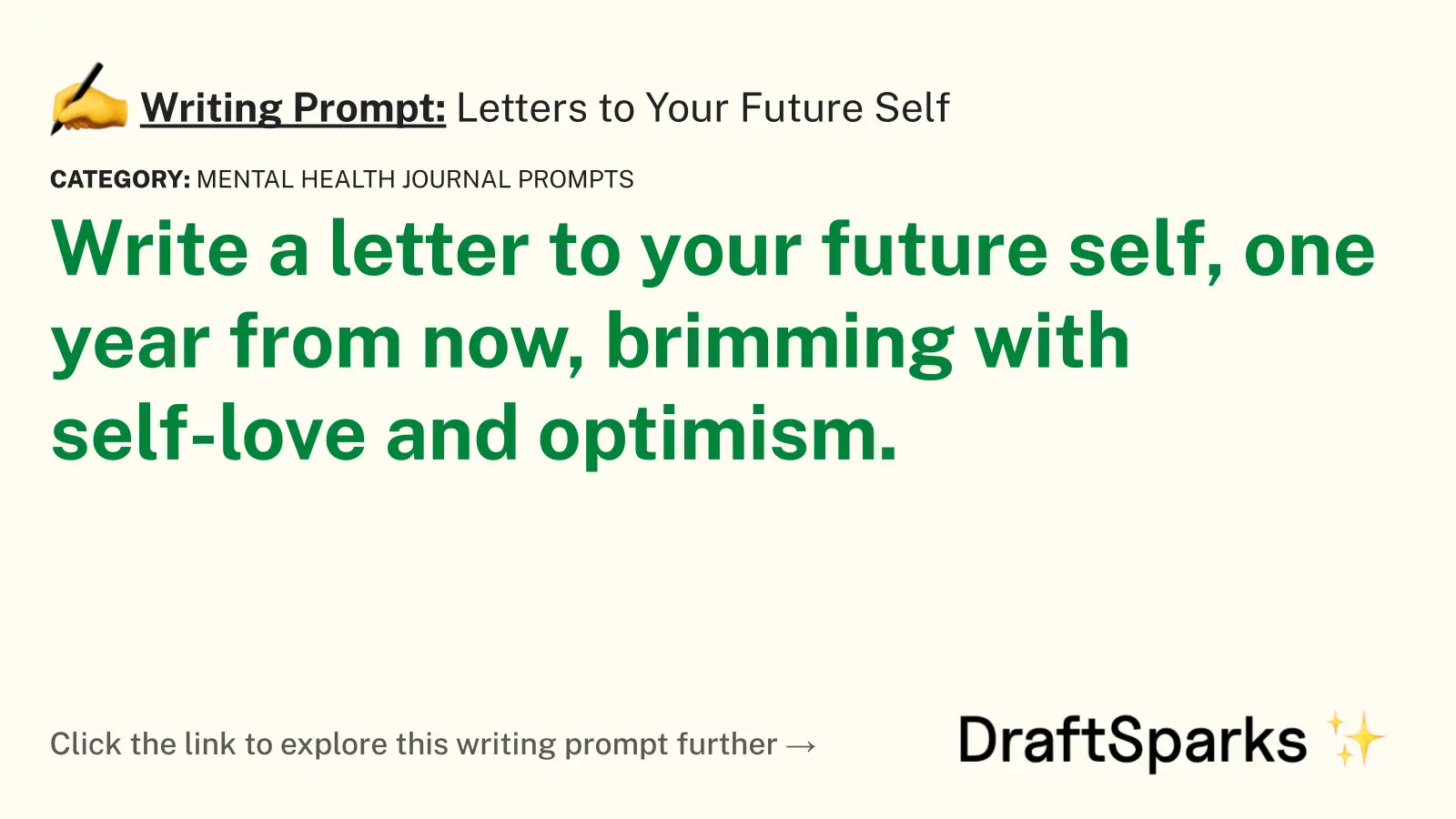Letters to Your Future Self