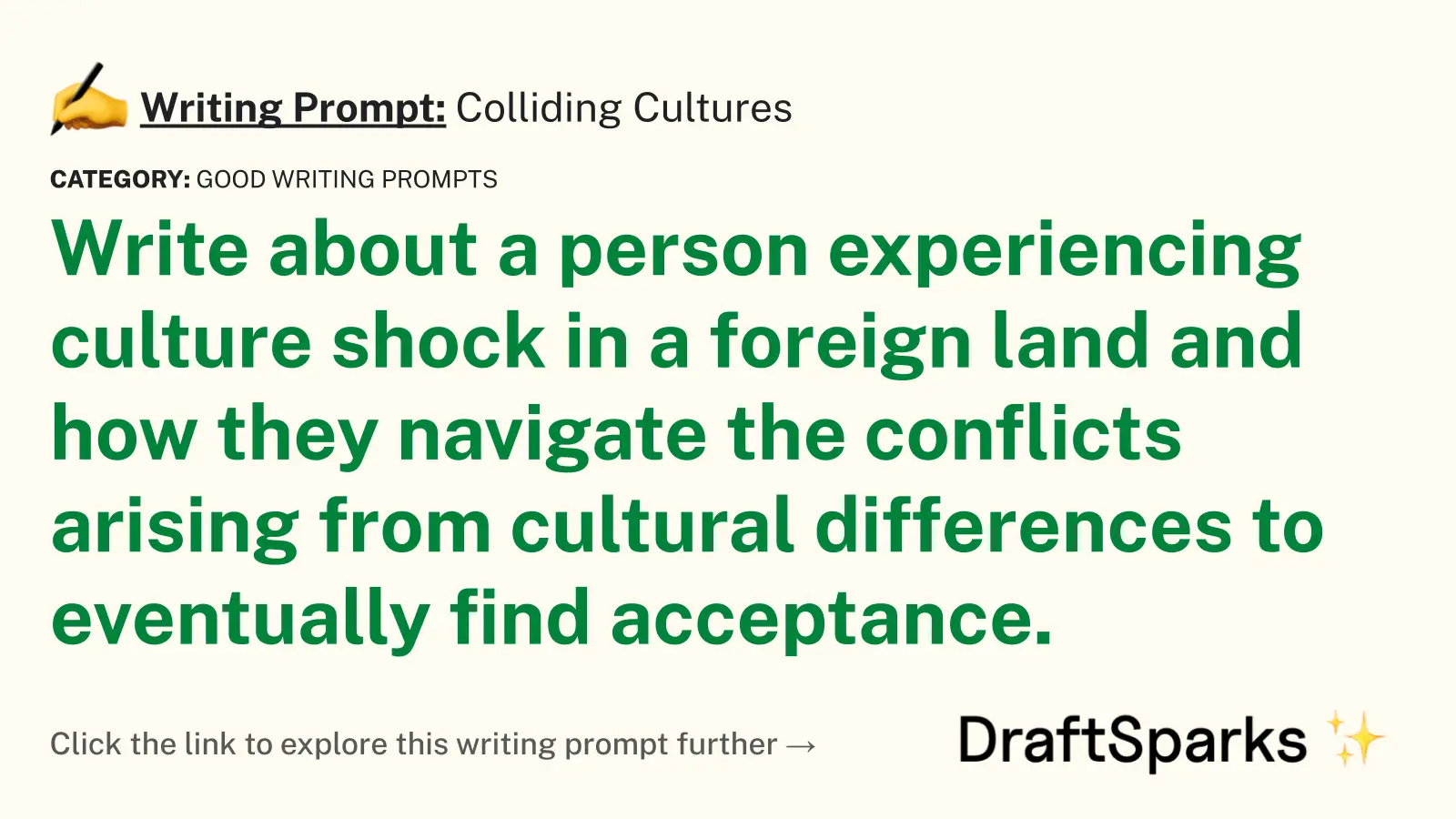 Colliding Cultures