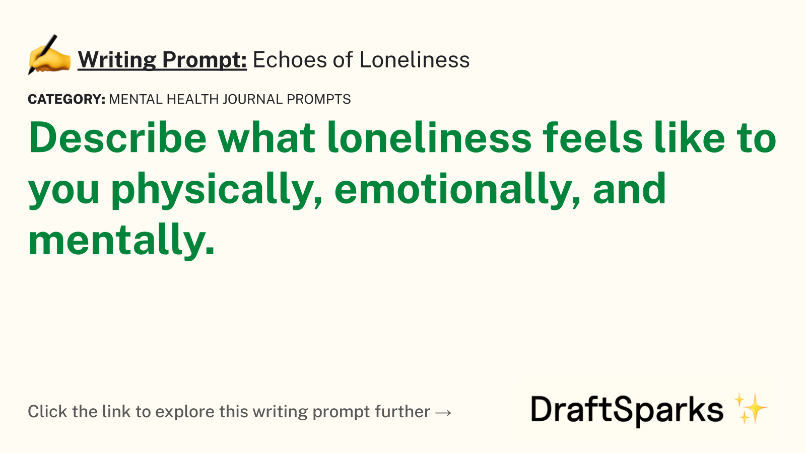 Echoes of Loneliness