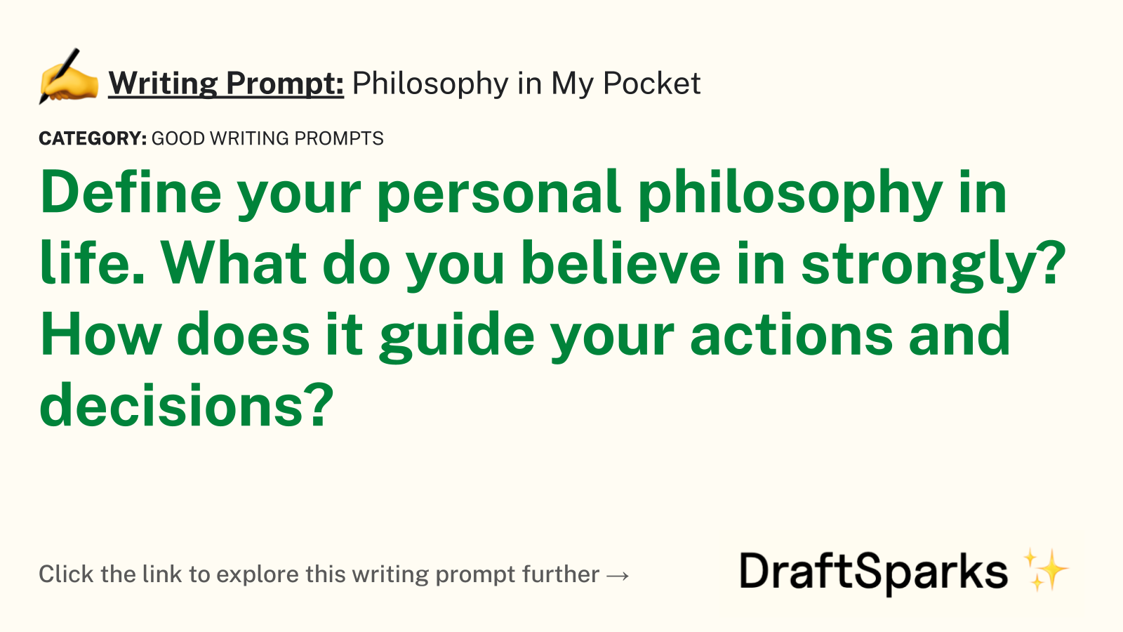 Philosophy in My Pocket