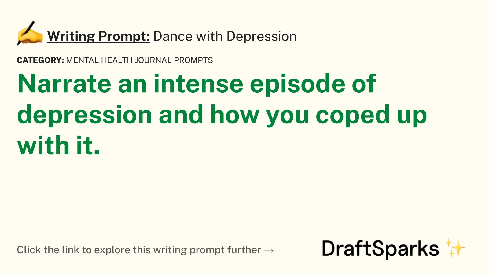 Dance with Depression